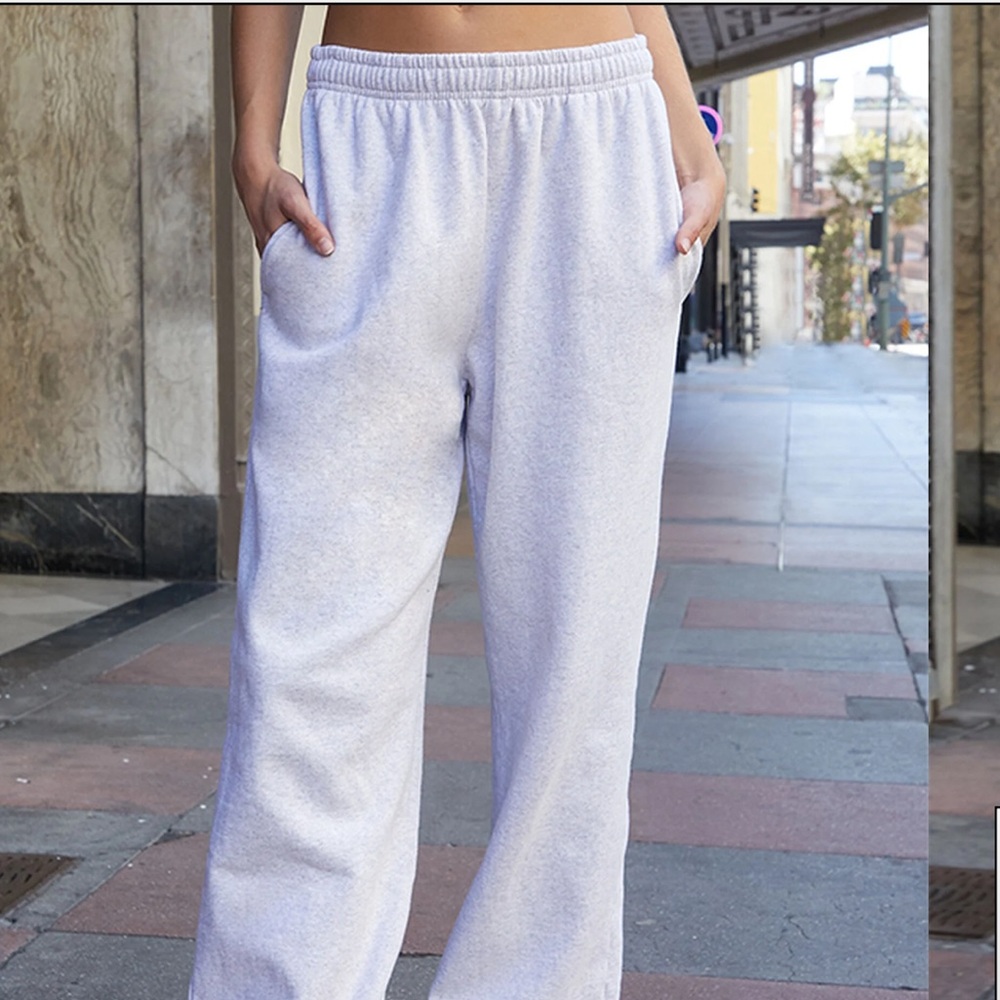 John Galt Light Gray Soft Anastasia Sweatpants